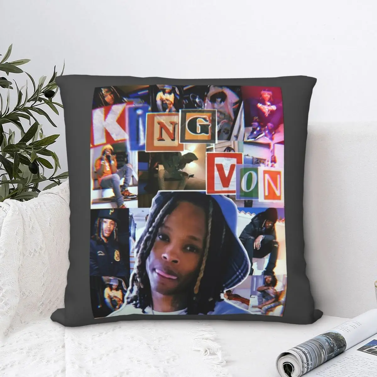 King Von Rapper Memory Square Pillowcase Polyester Pillow Cover Velvet Cushion Decor Comfort Throw Pillow For Home Car
King Von Rapper Memory Square Pillowcase Polyester Pillow Cover Velvet Cushion Decor Comfort Throw Pillow For Home Car