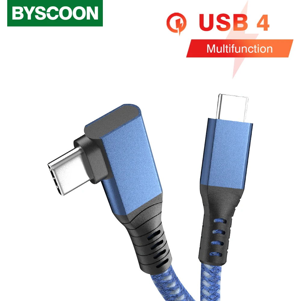 

Byscoon USB4 Cable 8K/60Hz Multi Audio Video For Lenovo Yoga c930 PD 100W 5A Fast Charge Cable USB C To Type C 40Gbps Data Cord