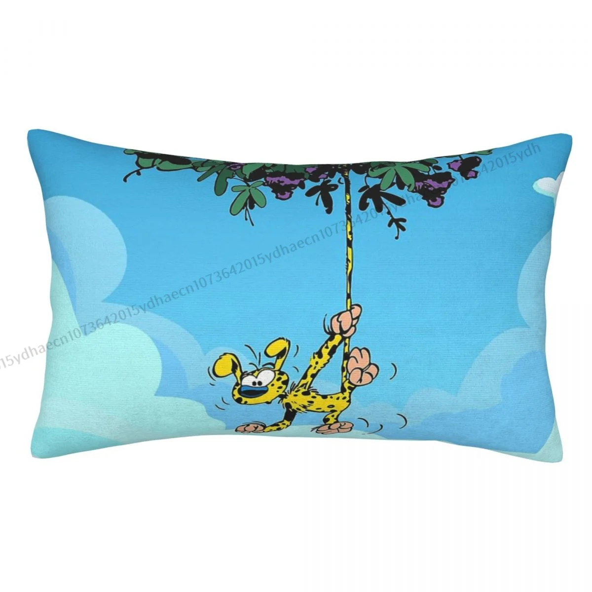 

Hanging On Tail In The Sky Cojines Pillowcase Marsupilami Cute Leopard Cushion Sofa Chair Print Decorative Coussin Pillow Covers