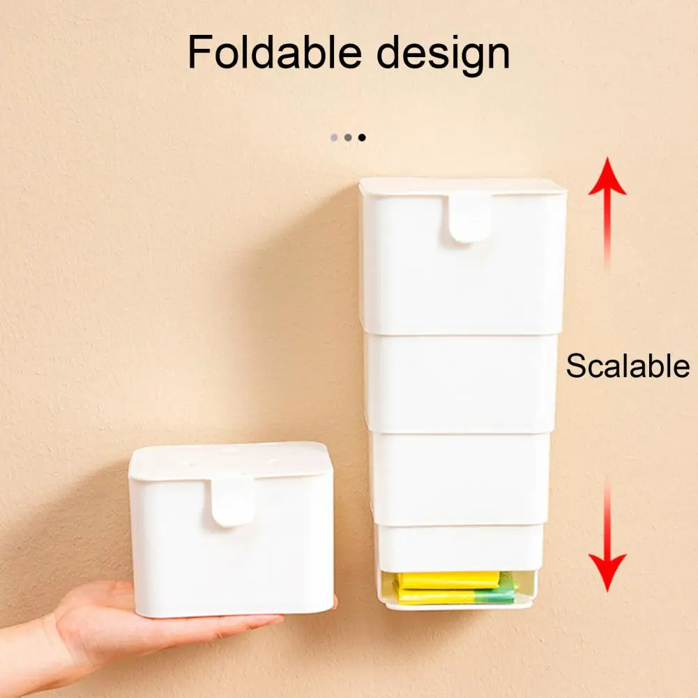 Kitchen Garbage Bag Free Perforation Wide Application Foldable Design Wall Mounted Large Capacity Tidy-keeping Dustproof Wall Ha
Kitchen Garbage Bag Free Perforation Wide Application Foldable Design Wall Mounted Large Capacity Tidy-keeping Dustproof Wall Ha