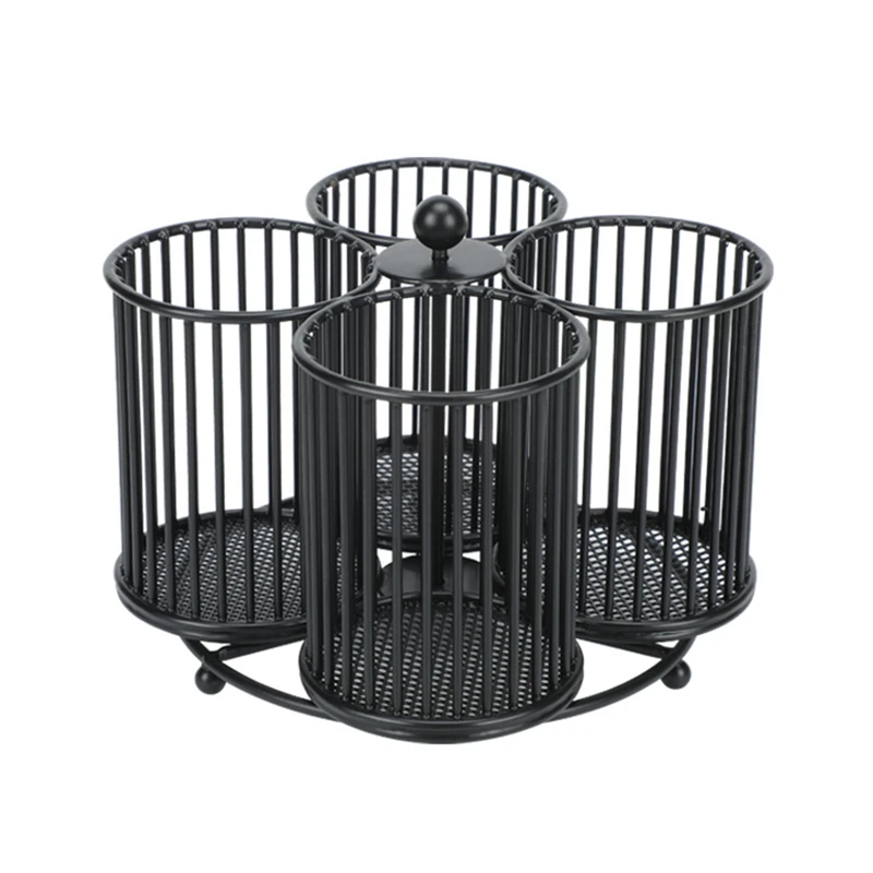 Black Pencil Holder Organizer, Metal 360° Rotating Pencil Storage For Desk Office School Makeup Cosmetic Organizer Round Durable
Black Pencil Holder Organizer, Metal 360° Rotating Pencil Storage For Desk Office School Makeup Cosmetic Organizer Round Durable