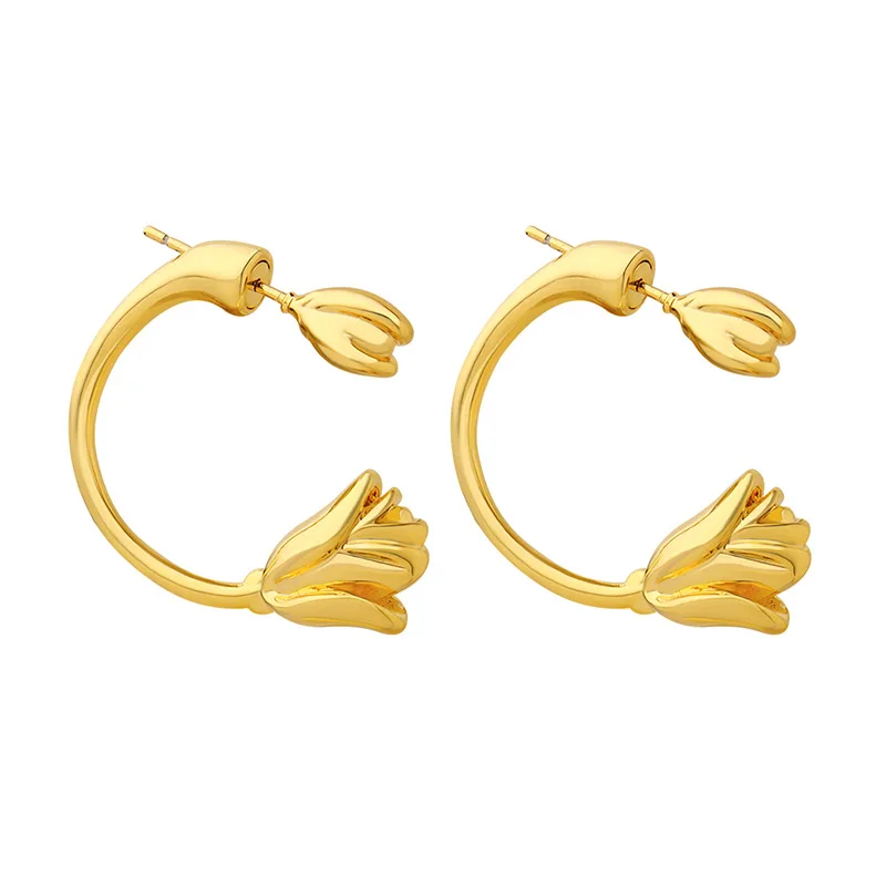 Elegant Gold Rose Flower Earrings For Women Fashion Luxury Designer Jewelry Gift Ladies New Particular Earrings Wholesale
Elegant Gold Rose Flower Earrings For Women Fashion Luxury Designer Jewelry Gift Ladies New Particular Earrings Wholesale