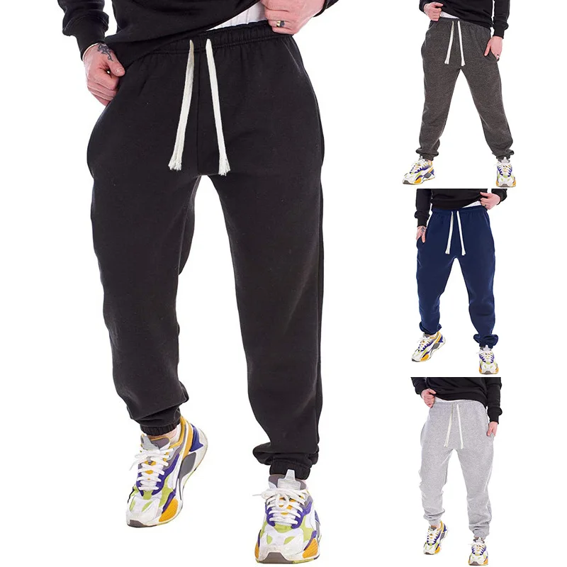 New Men's Sports Solid Color Fleece Trousers Running Trend Men's Casual Loose Large Size Leggings Streetwear Men Clothing
New Men's Sports Solid Color Fleece Trousers Running Trend Men's Casual Loose Large Size Leggings Streetwear Men Clothing