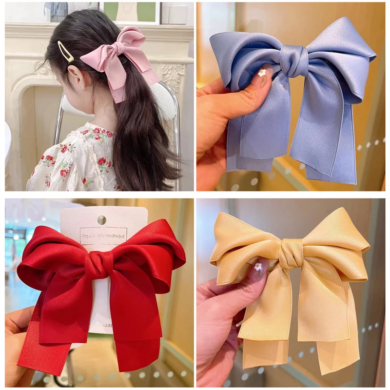 6Pcs/Lot High Quality Satin Ribbon Girls Bowknot Hair Clips for Women Elegant Princess Bow Hairpin Spring Clip Hair Accessories
6Pcs/Lot High Quality Satin Ribbon Girls Bowknot Hair Clips for Women Elegant Princess Bow Hairpin Spring Clip Hair Accessories