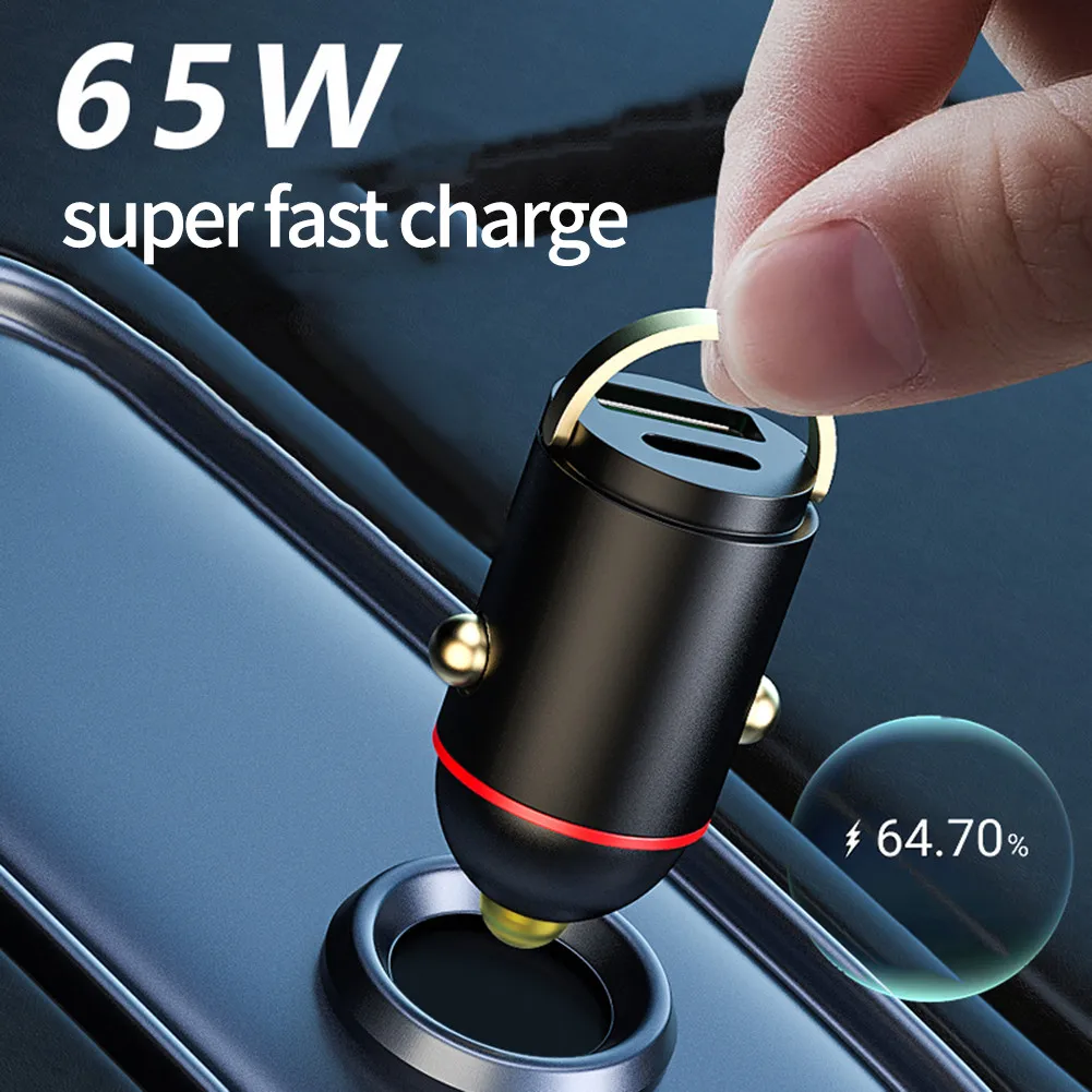 Автомобильное зарядное устройство для телефона Mini Dual USB QC3.0 PD, 65 Вт, автомобильное зарядное устройство для быстрой зарядки, адаптер, аксессуа...
Автомобильное зарядное устройство для телефона Mini Dual USB QC3.0 PD, 65 Вт, автомобильное зарядное устройство для быстрой зарядки, адаптер, аксессуа...