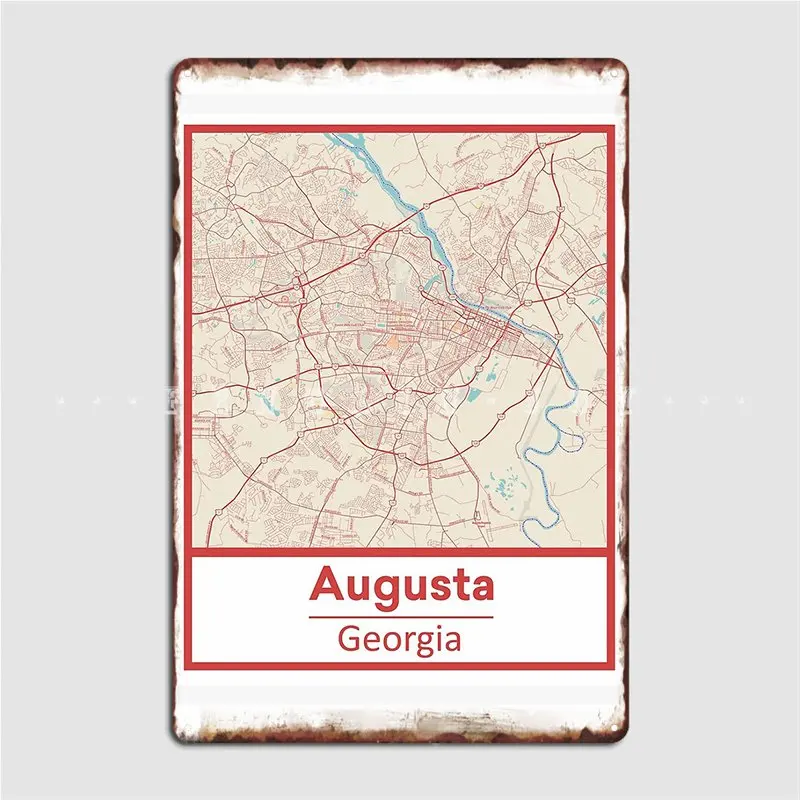 Augusta Georgia Minimalist Street Map Poster Metal Plaque Wall Pub Decoration Club Bar Wall Decor Tin Sign Poster
Augusta Georgia Minimalist Street Map Poster Metal Plaque Wall Pub Decoration Club Bar Wall Decor Tin Sign Poster