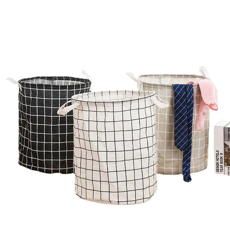 Foldable Laundry Basket Cotton Linen Washable Round Waterproof Organizer Bucket Dirty Clothing Toy Large Capacity Storage Home
Foldable Laundry Basket Cotton Linen Washable Round Waterproof Organizer Bucket Dirty Clothing Toy Large Capacity Storage Home