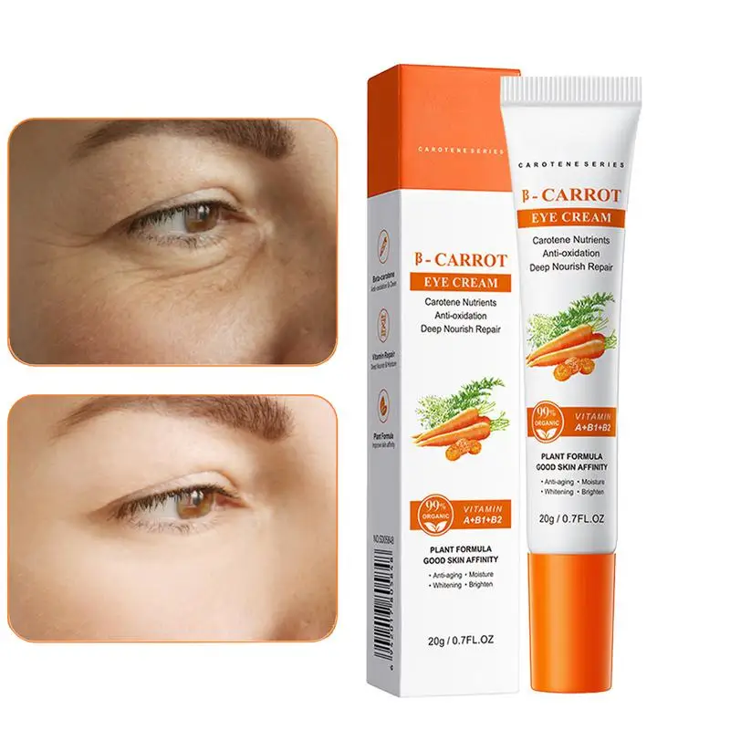 Carrot Eye Cream Repairskin Skin Barrier For Dark Circles 20g Under Eyes Puffiness Moisturizing Whiten Anti-Fine Lines Eye Care
Carrot Eye Cream Repairskin Skin Barrier For Dark Circles 20g Under Eyes Puffiness Moisturizing Whiten Anti-Fine Lines Eye Care