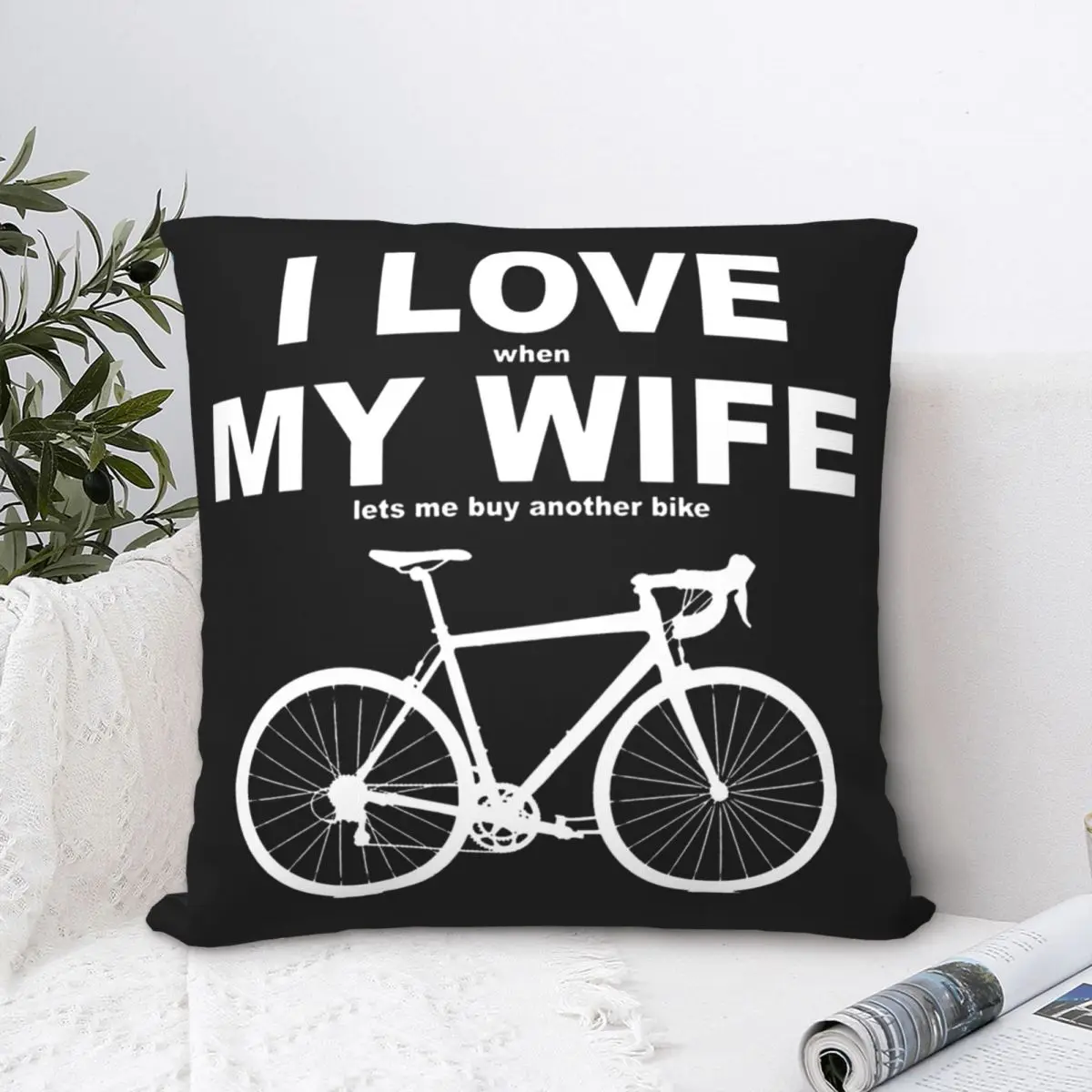 I LOVE MY WIFE Throw Pillow Case Bicycle Short Plus Cushion Covers Home Sofa Chair Decorative Backpack
I LOVE MY WIFE Throw Pillow Case Bicycle Short Plus Cushion Covers Home Sofa Chair Decorative Backpack