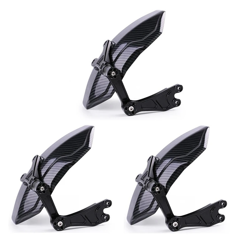3X Rear Fender Wheel Mudguard Carbon Fiber Splash Guard Cover Without Bracket For Tires Below 14 Inch, MF060-B
3X Rear Fender Wheel Mudguard Carbon Fiber Splash Guard Cover Without Bracket For Tires Below 14 Inch, MF060-B