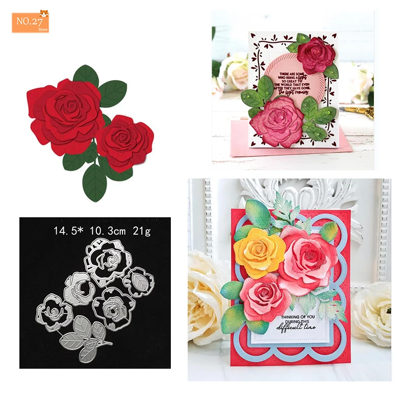 Rose Flowers Metal Cutting Dies for DIY Cards Stencils Embossing Paper Making Scrapbooking Decor Craft Dies 2022 New Arrivals
Rose Flowers Metal Cutting Dies for DIY Cards Stencils Embossing Paper Making Scrapbooking Decor Craft Dies 2022 New Arrivals