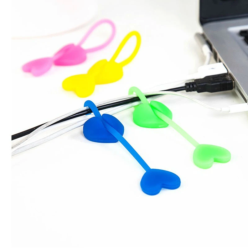 4PCS Multifunction Heart Shape Food Bag Sealing Clip Soft Silicone Cable Winder Earphone Cable Clamp Home Storage Tool
4PCS Multifunction Heart Shape Food Bag Sealing Clip Soft Silicone Cable Winder Earphone Cable Clamp Home Storage Tool
