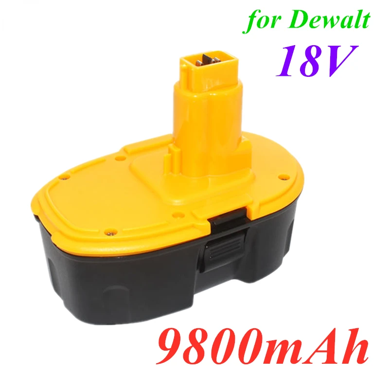100% NEW Original 18V 9800mAh Ni-MH Power Tool for Dewalt DC9096 DE9039 DE9095 DW9098 DE9503 DW9096 Replacement Battery L30
100% NEW Original 18V 9800mAh Ni-MH Power Tool for Dewalt DC9096 DE9039 DE9095 DW9098 DE9503 DW9096 Replacement Battery L30