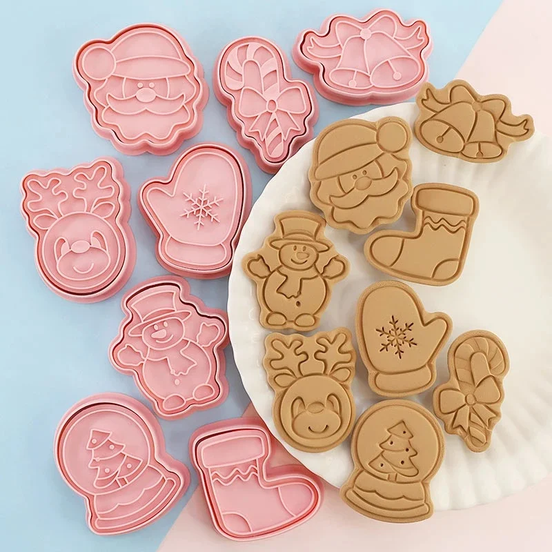 8 Pcs/Set DIY Cartoon Biscuit Mould Christmas Cookie Cutters ABS Plastic Baking Mould Cookie Tools Cake Decorating Tools
8 Pcs/Set DIY Cartoon Biscuit Mould Christmas Cookie Cutters ABS Plastic Baking Mould Cookie Tools Cake Decorating Tools