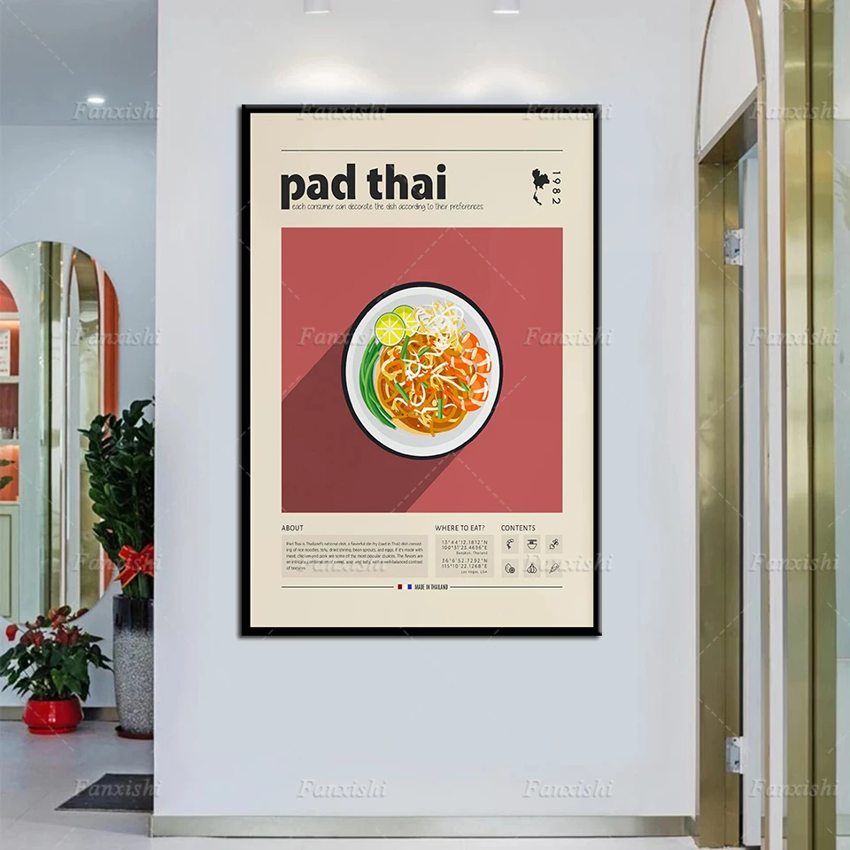 Pad Thai Poster,Food Print,Tahailand Food,Retro Poster,Housewarming Gift,Kitchen Wall Decor,Mid Century Poster,Minimalist Prints
Pad Thai Poster,Food Print,Tahailand Food,Retro Poster,Housewarming Gift,Kitchen Wall Decor,Mid Century Poster,Minimalist Prints
