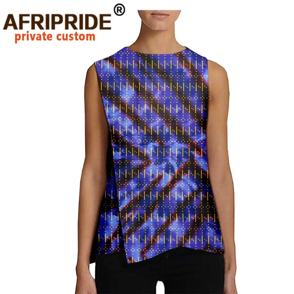 African Ankara Print Shirt for Women Afripride Tailor Made Sleeveless Regular Length Women Top A2022004
African Ankara Print Shirt for Women Afripride Tailor Made Sleeveless Regular Length Women Top A2022004