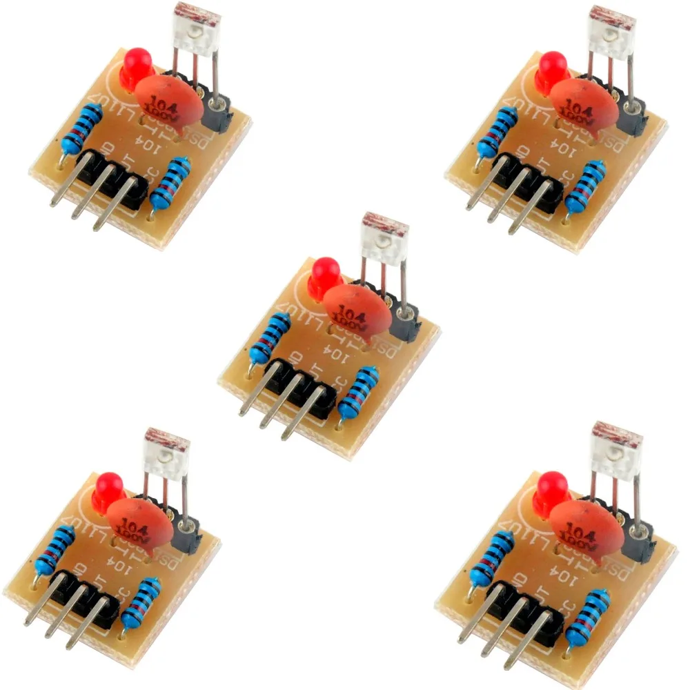 RCmall 5pcs/lot 5V Laser Sensor Receiver Module non-modulator Tube Receivers Modules Relay Switch High/ Low Level for Arduino
RCmall 5pcs/lot 5V Laser Sensor Receiver Module non-modulator Tube Receivers Modules Relay Switch High/ Low Level for Arduino