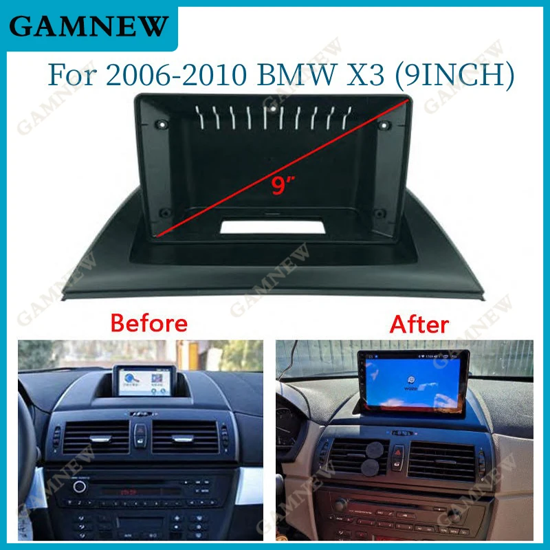 Автомобильная аудиосистема 9 "большой экран DVD Fascia Рамка адаптер для BMW X3 2004-2012 2Din монтажная панель комплект рамы
Автомобильная аудиосистема 9 "большой экран DVD Fascia Рамка адаптер для BMW X3 2004-2012 2Din монтажная панель комплект рамы