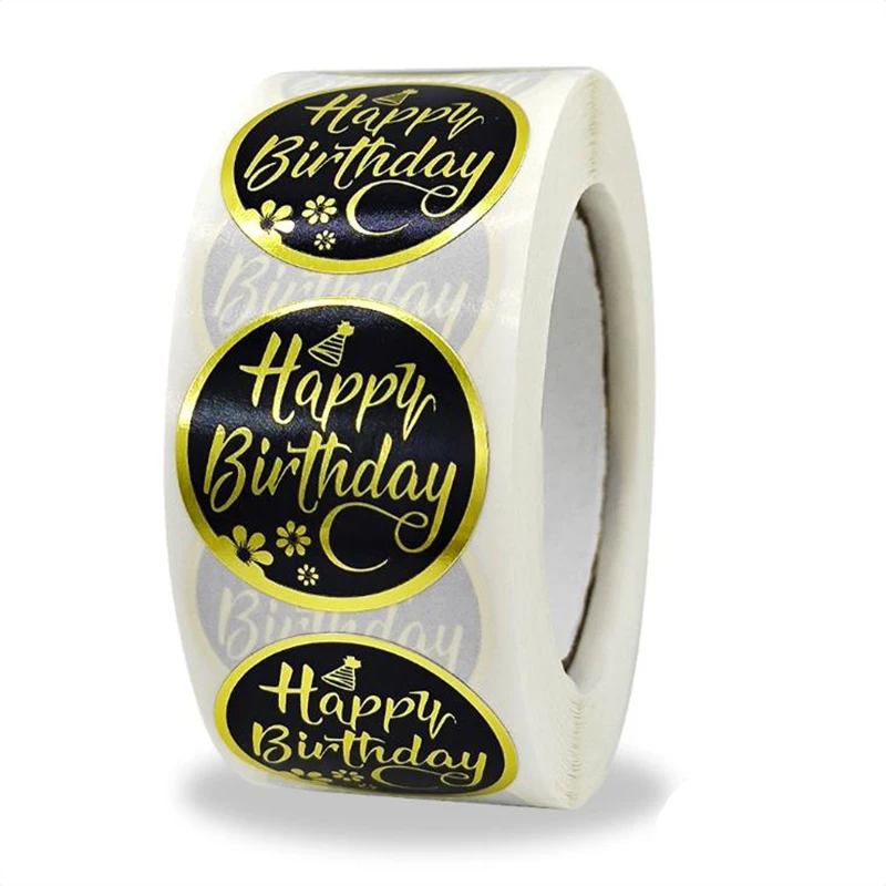 500PCS Happy Birthday Sticker Adhesive Labels Seals Thank You Sticker Gold Stationery Supply Decorative Sticky Scrapbook
500PCS Happy Birthday Sticker Adhesive Labels Seals Thank You Sticker Gold Stationery Supply Decorative Sticky Scrapbook