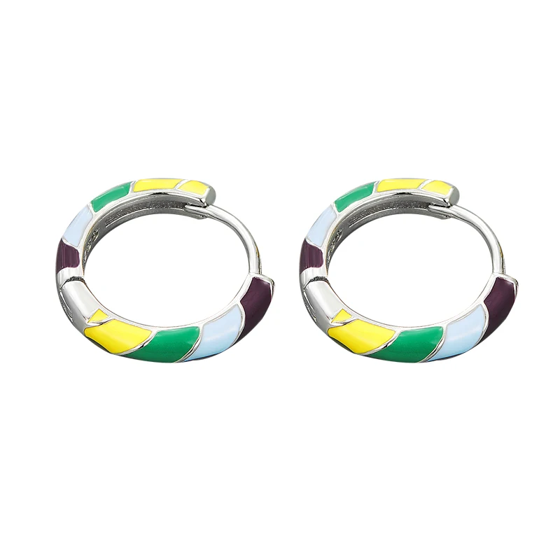 S925 sterling silver retro personality rainbow earrings temperament female jewelry
S925 sterling silver retro personality rainbow earrings temperament female jewelry