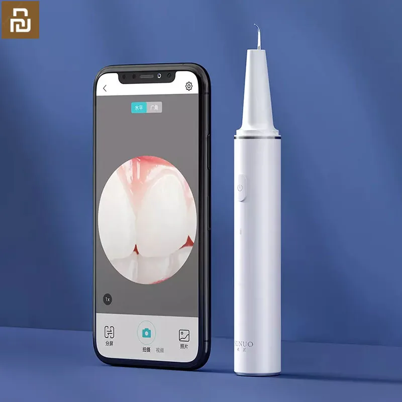 Youpin xiaomi Home Ultrasonic Calculus Remover Dental Scaling Electric Portable Scaler Sonic Smoke Stains Tartar Plaque Teeth
Youpin xiaomi Home Ultrasonic Calculus Remover Dental Scaling Electric Portable Scaler Sonic Smoke Stains Tartar Plaque Teeth