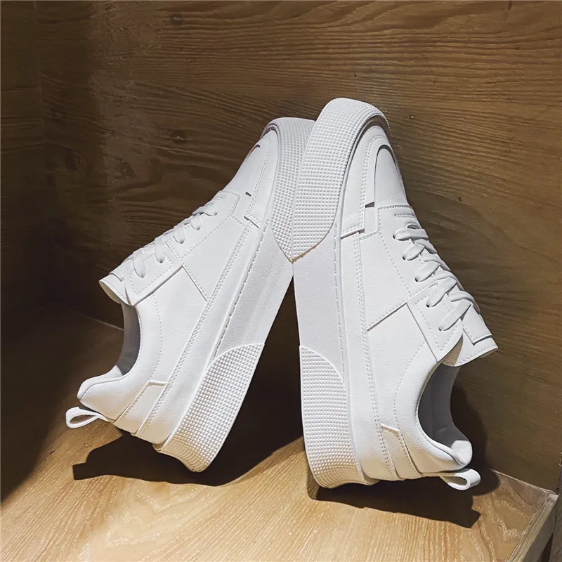 Mens Shoes White Fashion Sneakers Homme Comfort Classic Leather Sneaker for Men Casual Style Footwear Sales Platform Shoes
Mens Shoes White Fashion Sneakers Homme Comfort Classic Leather Sneaker for Men Casual Style Footwear Sales Platform Shoes