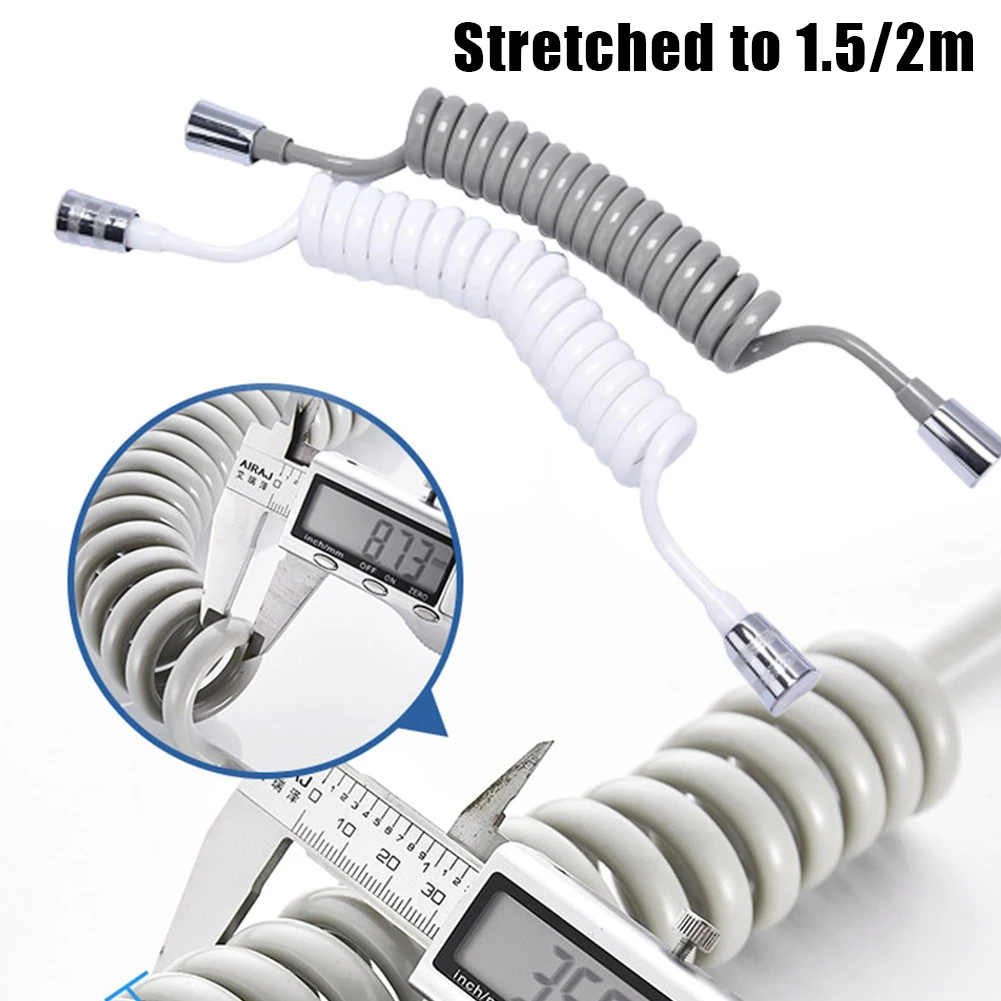 Bathroom Pipe Shower Hose Home Metal PU Use Spring Telephone Line Style 1pc Accessory Bidet Flexible Practical
Bathroom Pipe Shower Hose Home Metal PU Use Spring Telephone Line Style 1pc Accessory Bidet Flexible Practical