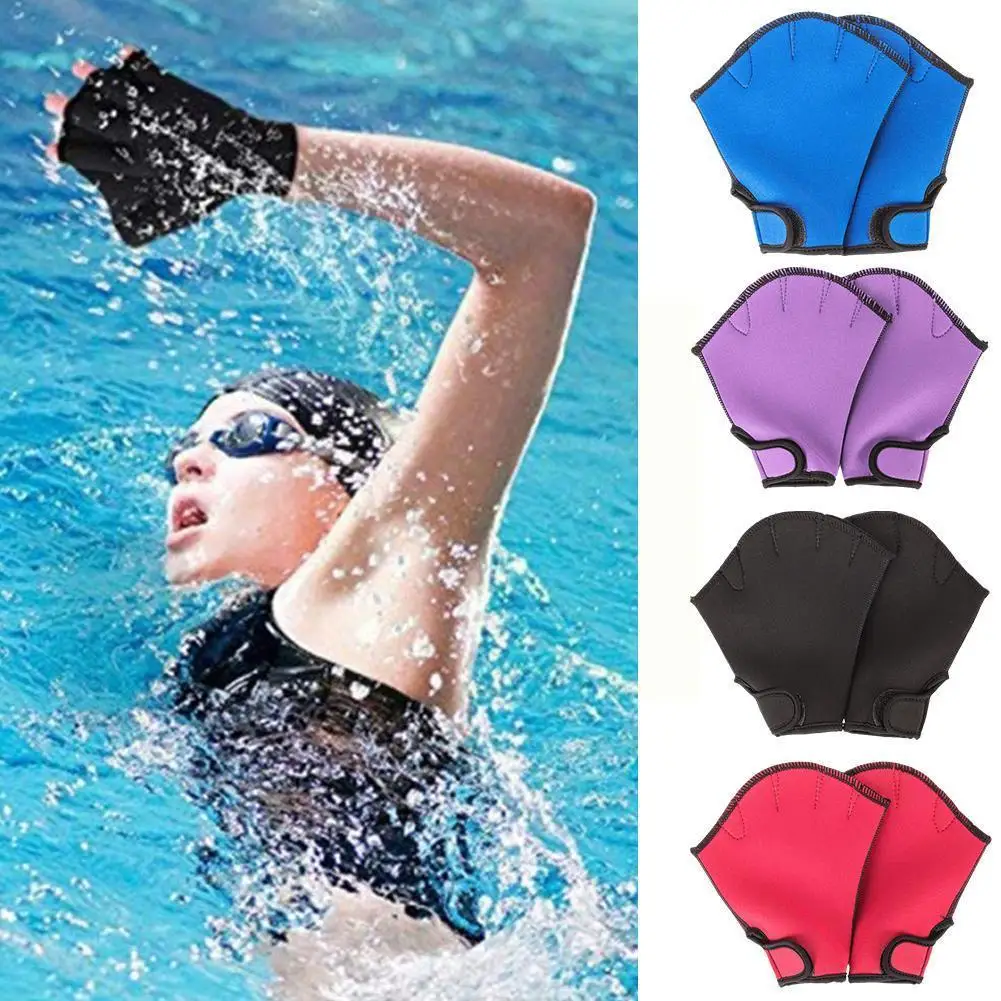 1 Pair Swimming Gloves Aquatic Fitness Webbed Gloves Training Equipment Accessories Paddle Diving Full Hands Fingerless Glo N4y0
1 Pair Swimming Gloves Aquatic Fitness Webbed Gloves Training Equipment Accessories Paddle Diving Full Hands Fingerless Glo N4y0