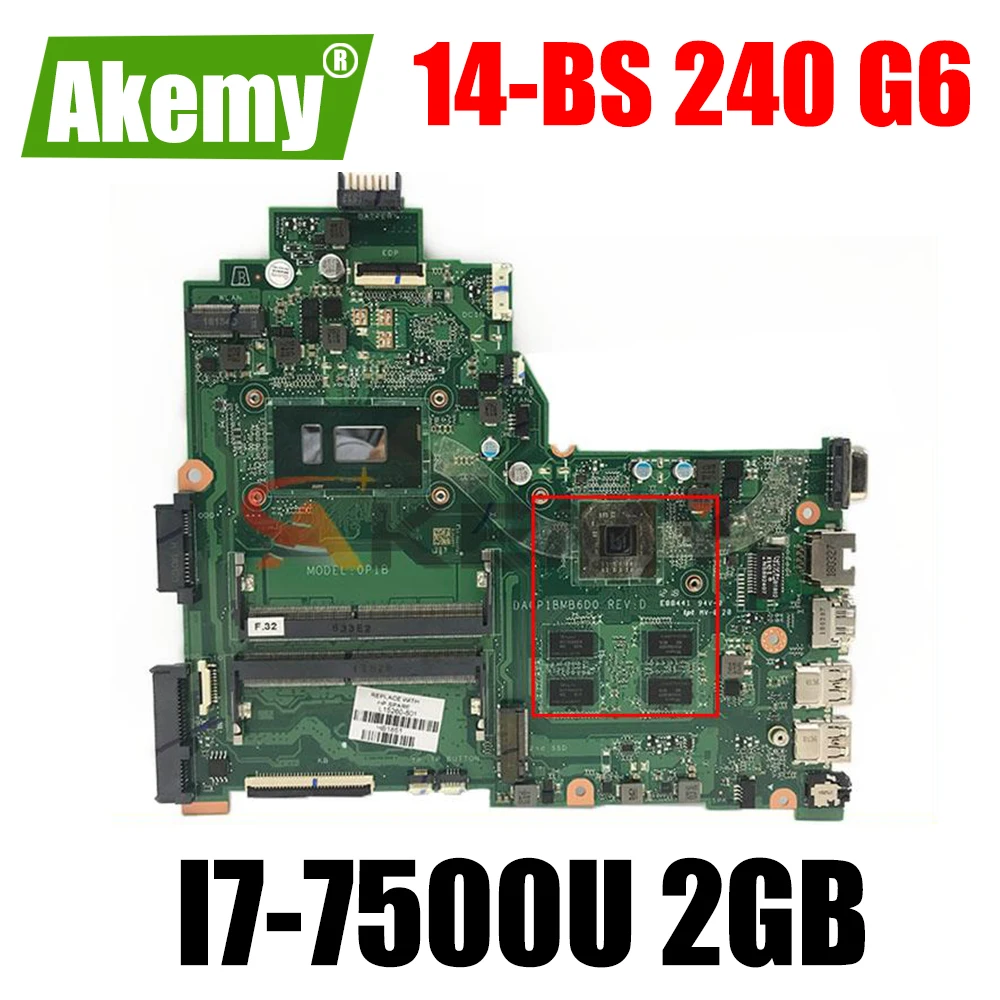 DA0P1BMB6D1 mainboard For HP 240 G6 14-BS Laptop Motherboard With I7-7500U CPU 2GB GPU DDR4 DA0P1BMB6D0 mainboard
DA0P1BMB6D1 mainboard For HP 240 G6 14-BS Laptop Motherboard With I7-7500U CPU 2GB GPU DDR4 DA0P1BMB6D0 mainboard