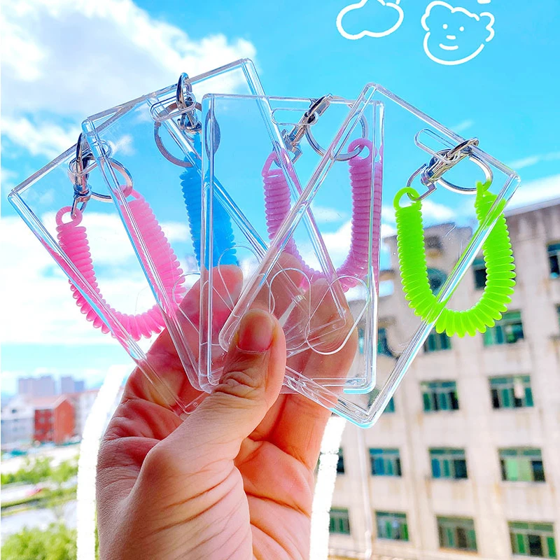 Modern Acrylic Transparent Card Holder Wristband Card Holder ID Card Case Keychain Card Case DIY Candy Color Badge Pass Holders
Modern Acrylic Transparent Card Holder Wristband Card Holder ID Card Case Keychain Card Case DIY Candy Color Badge Pass Holders