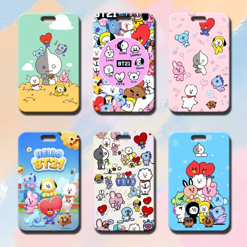 Kawaii Bt21 Cartoon Love Koala Bus Card Set Student Pick-Up Campus Card Anti-Loss Protective Sleeve Cute Anime Card Set Gift
Kawaii Bt21 Cartoon Love Koala Bus Card Set Student Pick-Up Campus Card Anti-Loss Protective Sleeve Cute Anime Card Set Gift