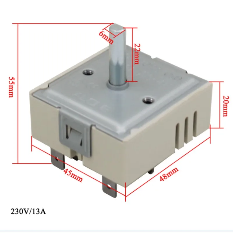 1 шт., 230 В, 13 А, духовка, одиночный регулятор энергии, переключатель управления варочной панелью, электрический диапазон, бесконечный переключатель, запасные части для плиты
1 шт., 230 В, 13 А, духовка, одиночный регулятор энергии, переключатель управления варочной панелью, электрический диапазон, бесконечный переключатель, запасные части для плиты