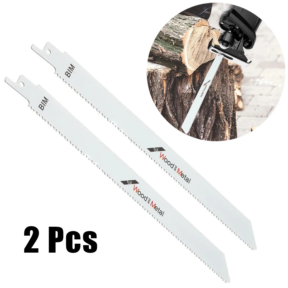 2pcs 225mm 9in BI-Metal Reciprocating Saw Blade Rugged Tempered High-carbon Steel Blades Flexible For Metal Wood Cutting
2pcs 225mm 9in BI-Metal Reciprocating Saw Blade Rugged Tempered High-carbon Steel Blades Flexible For Metal Wood Cutting
