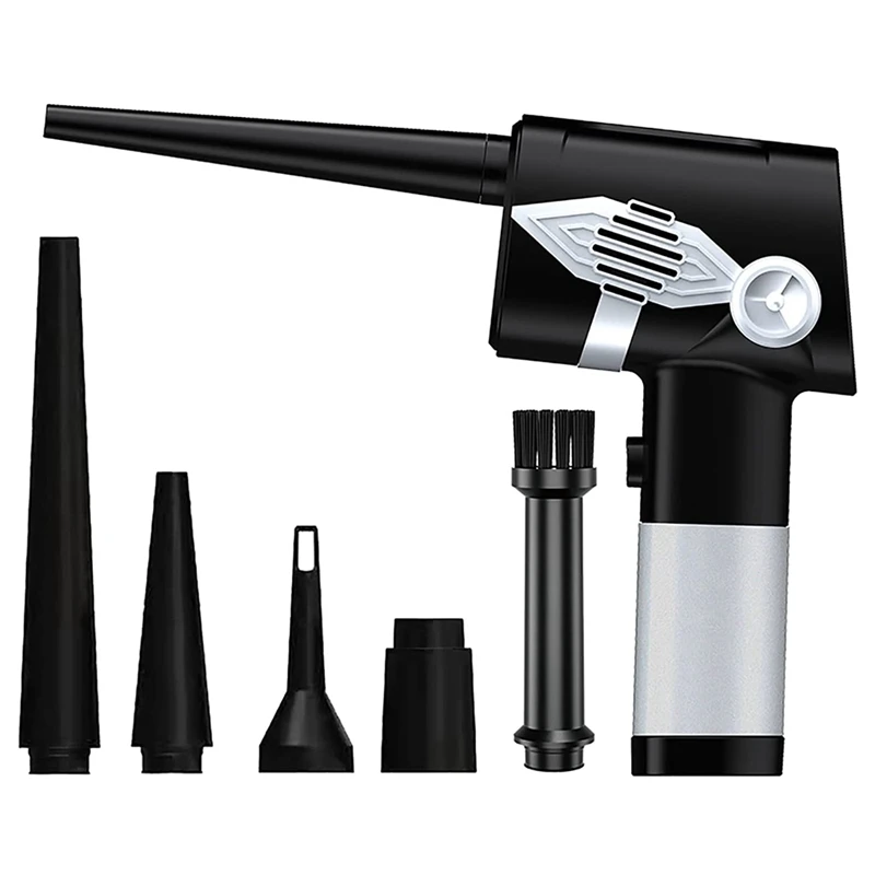 Compressed Air Duster Powerful 40000 RPM Cleaning Dust 6000Mah Air Blower,Typc-C Charging,Replacing Air Cans Jet Cans
Compressed Air Duster Powerful 40000 RPM Cleaning Dust 6000Mah Air Blower,Typc-C Charging,Replacing Air Cans Jet Cans