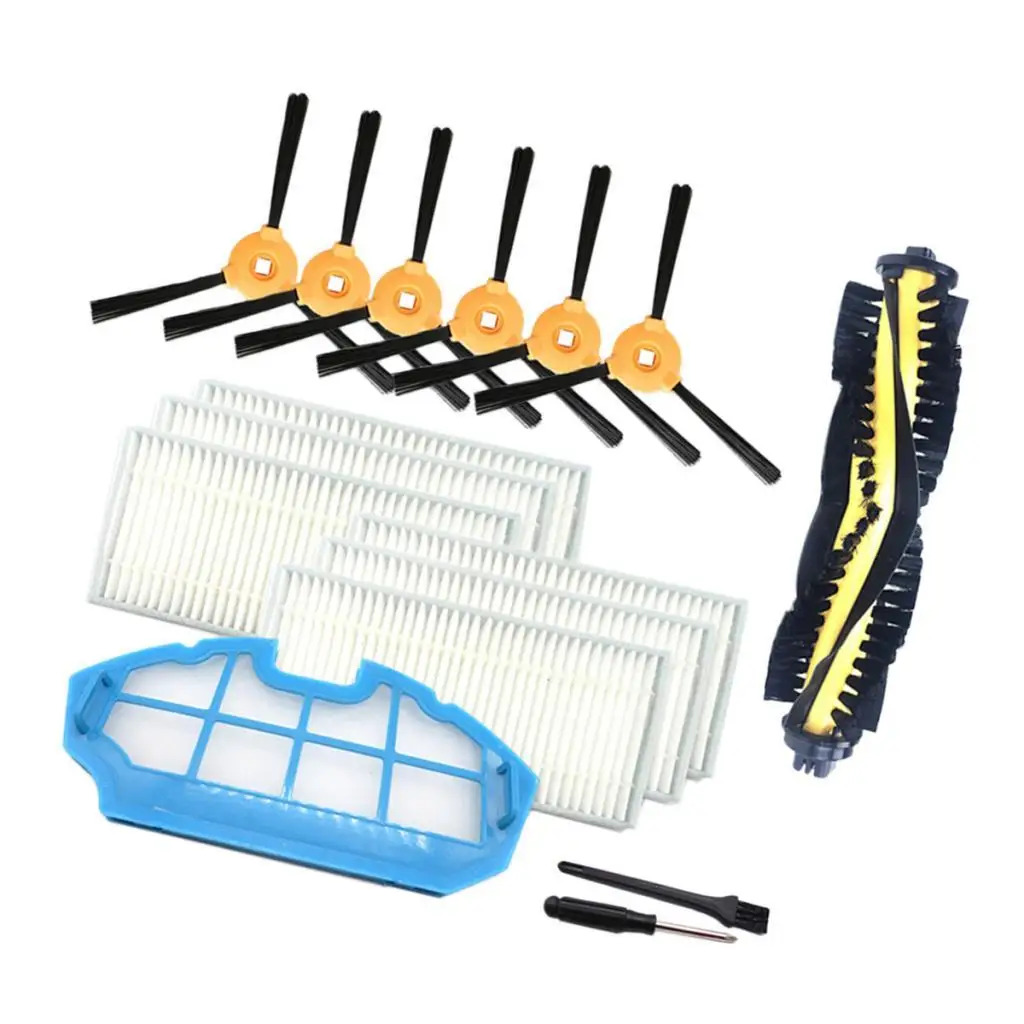 Side Brushes Main Brush Hepa&Primary Filters Vacuum Cleaner Accessory Kit
Side Brushes Main Brush Hepa&Primary Filters Vacuum Cleaner Accessory Kit