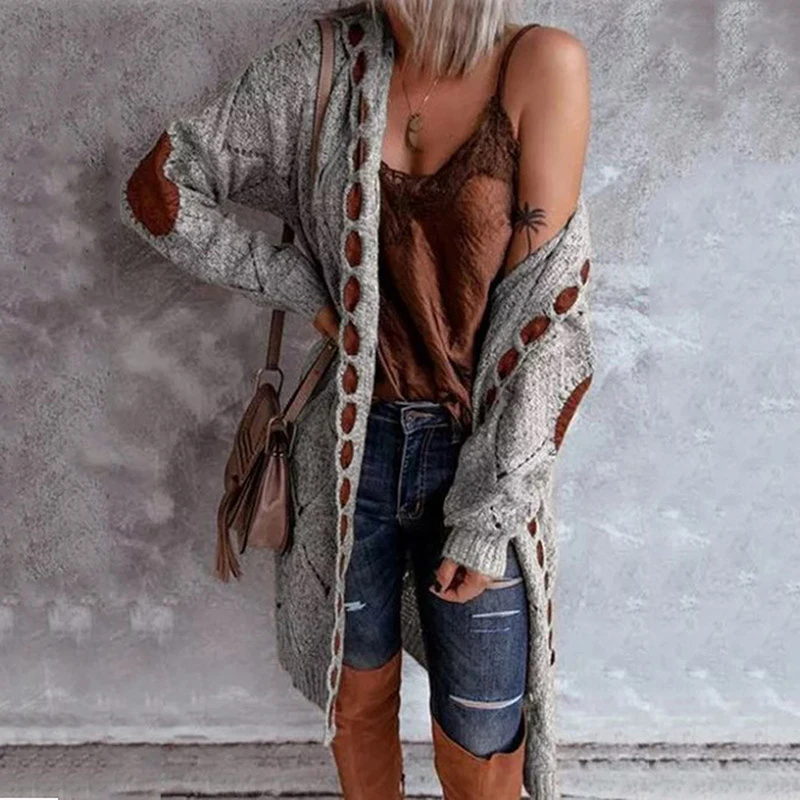 2022 Autumn And Winter New Sweaters European And American Color Matching Lazy Loose Knit Cardigan Jacket Women's Clothing
2022 Autumn And Winter New Sweaters European And American Color Matching Lazy Loose Knit Cardigan Jacket Women's Clothing