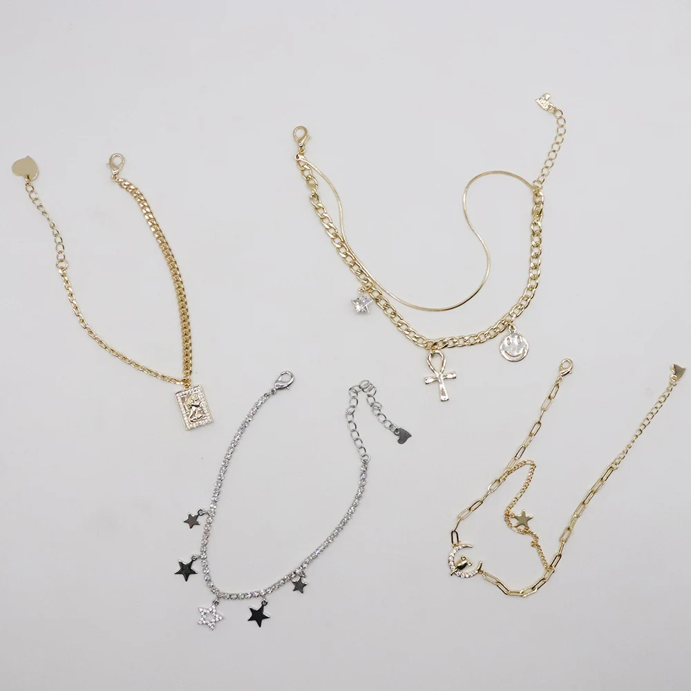Luxury Silver Color Diamond Women Bracelet Alloy Bracelet Jewelry Double Layer Star Coin Bracelet
Luxury Silver Color Diamond Women Bracelet Alloy Bracelet Jewelry Double Layer Star Coin Bracelet