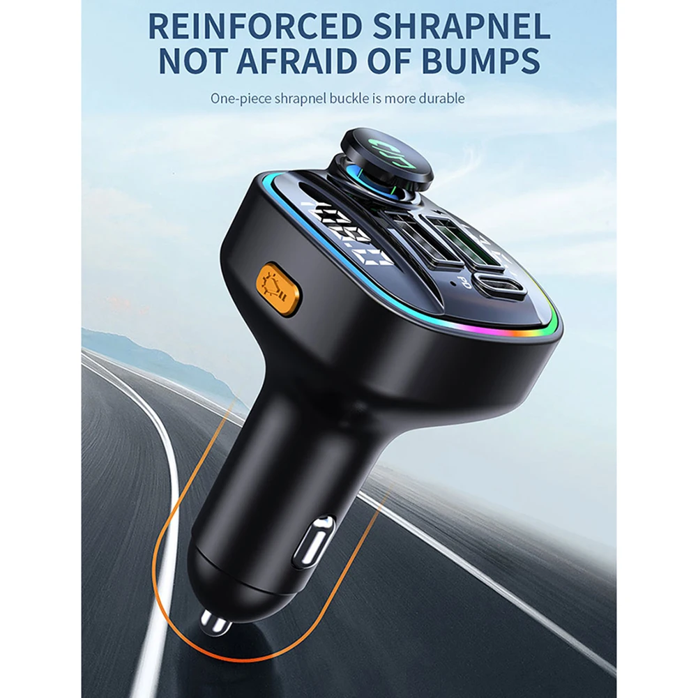 Автомобильный Bluetooth FM-передатчик, беспроводной MP3-плеер с громкой связью, двойное зарядное устройство USB Type-C, высококачественные автомобиль...
Автомобильный Bluetooth FM-передатчик, беспроводной MP3-плеер с громкой связью, двойное зарядное устройство USB Type-C, высококачественные автомобиль...