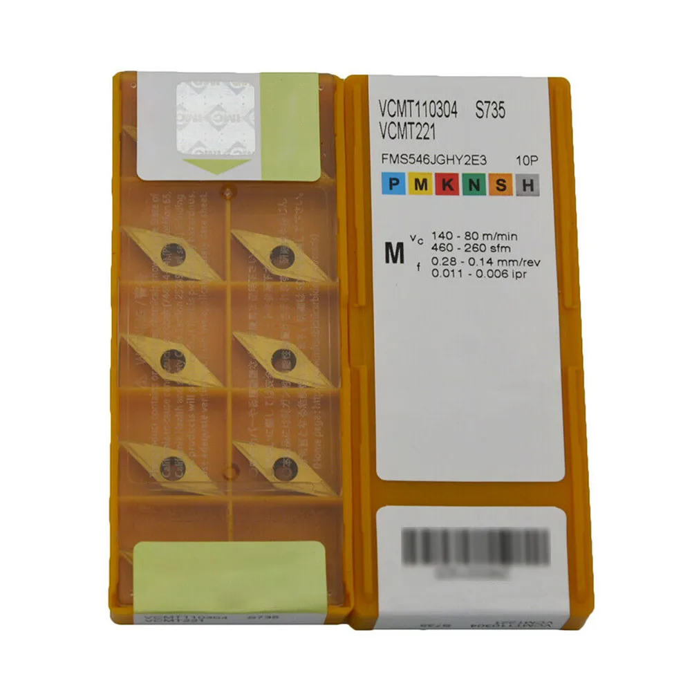 Achieve Excellent Performance with VCMT110304 VCMT221 Carbide Inserts Precision Grinding and Manual Inspection Pack of 10
Achieve Excellent Performance with VCMT110304 VCMT221 Carbide Inserts Precision Grinding and Manual Inspection Pack of 10