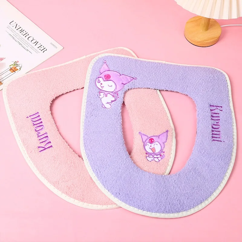 Sanrio My melody Kuromi Cinnamoroll коврик для унитаза водонепроницаемый плюшевый Зимний новый мультяшный милый стикер для унитаза сиденье мойка
Sanrio My melody Kuromi Cinnamoroll коврик для унитаза водонепроницаемый плюшевый Зимний новый мультяшный милый стикер для унитаза сиденье мойка