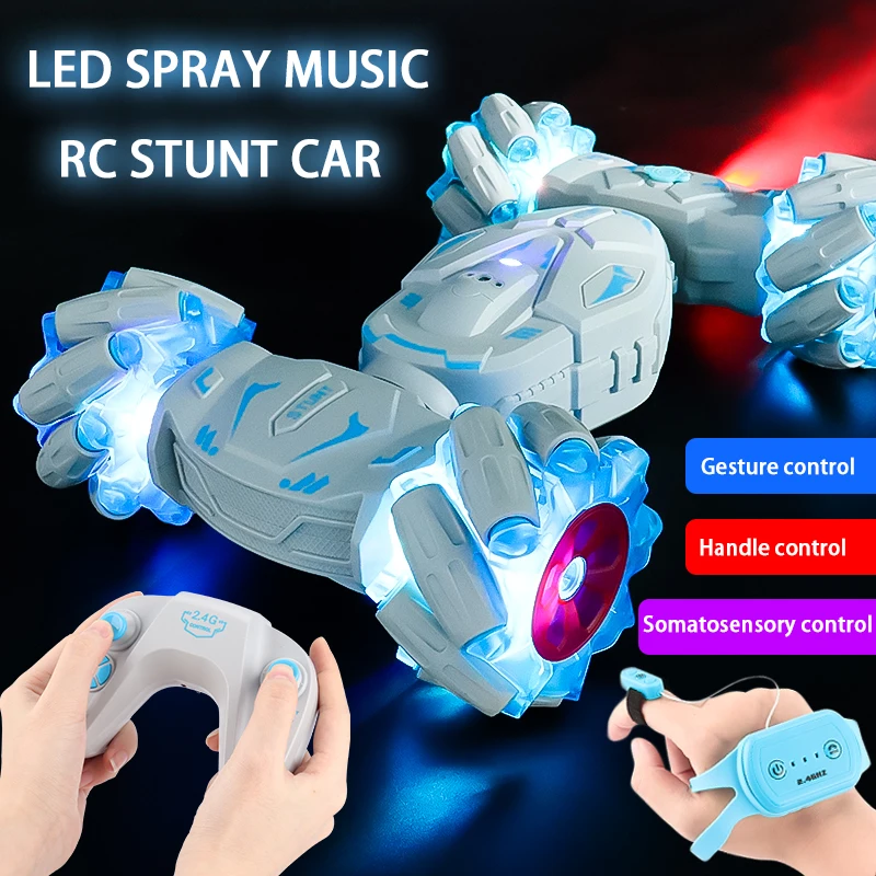 Gesture Sensor RC Car Toy Radio Induction Music Rotation Twist Stunt Drift Remote Control Vehicle Muscle Cars Toys for Kids
Gesture Sensor RC Car Toy Radio Induction Music Rotation Twist Stunt Drift Remote Control Vehicle Muscle Cars Toys for Kids
