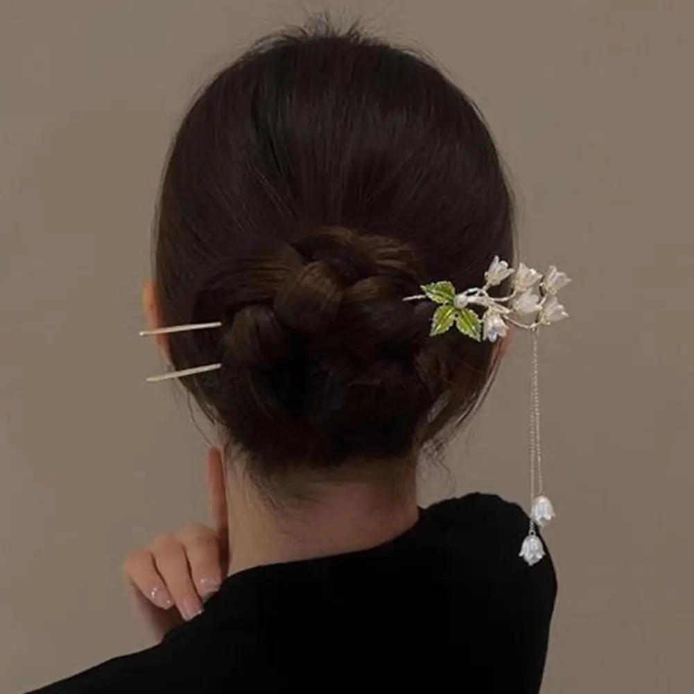 Retro Bellflower Pearl Tassel Hairpin Chinese Hanfu Dished Hair Hairpin Ancient Simple Ladies Pearl Headdress Hair Accessories
Retro Bellflower Pearl Tassel Hairpin Chinese Hanfu Dished Hair Hairpin Ancient Simple Ladies Pearl Headdress Hair Accessories