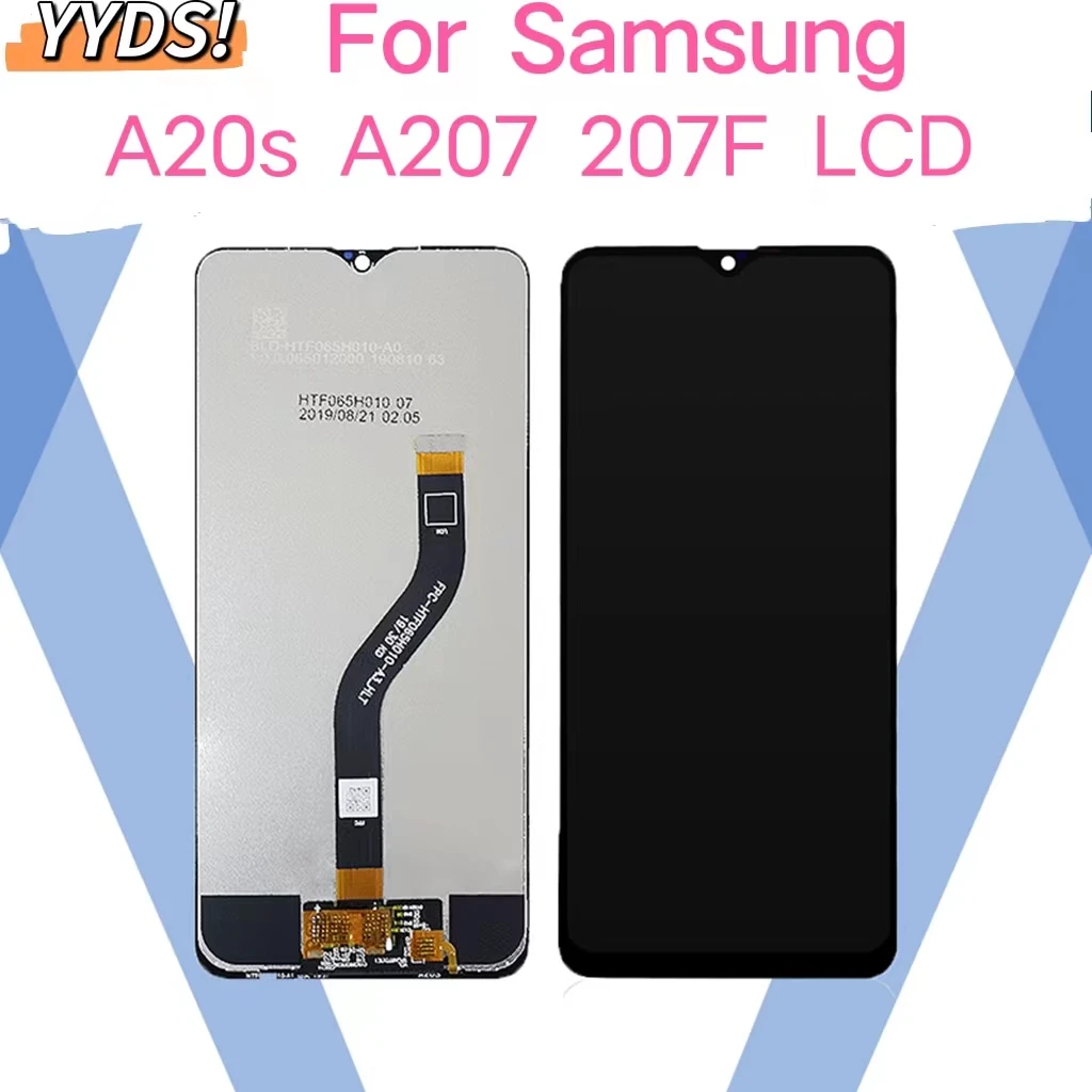 6.5" Original LCD For SAMSUNG Galaxy A20s A207 A2070 SM-A207F LCD Display Touch Screen Digitizer Assembly Repacement Parts
6.5" Original LCD For SAMSUNG Galaxy A20s A207 A2070 SM-A207F LCD Display Touch Screen Digitizer Assembly Repacement Parts