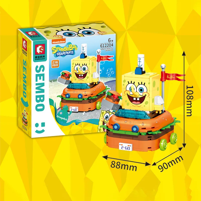 SpongeBob SquarePants Puzzle Cute Assembling Baby Toys Action Figures Building Blocks Charm Kids Birthday Gifts
SpongeBob SquarePants Puzzle Cute Assembling Baby Toys Action Figures Building Blocks Charm Kids Birthday Gifts