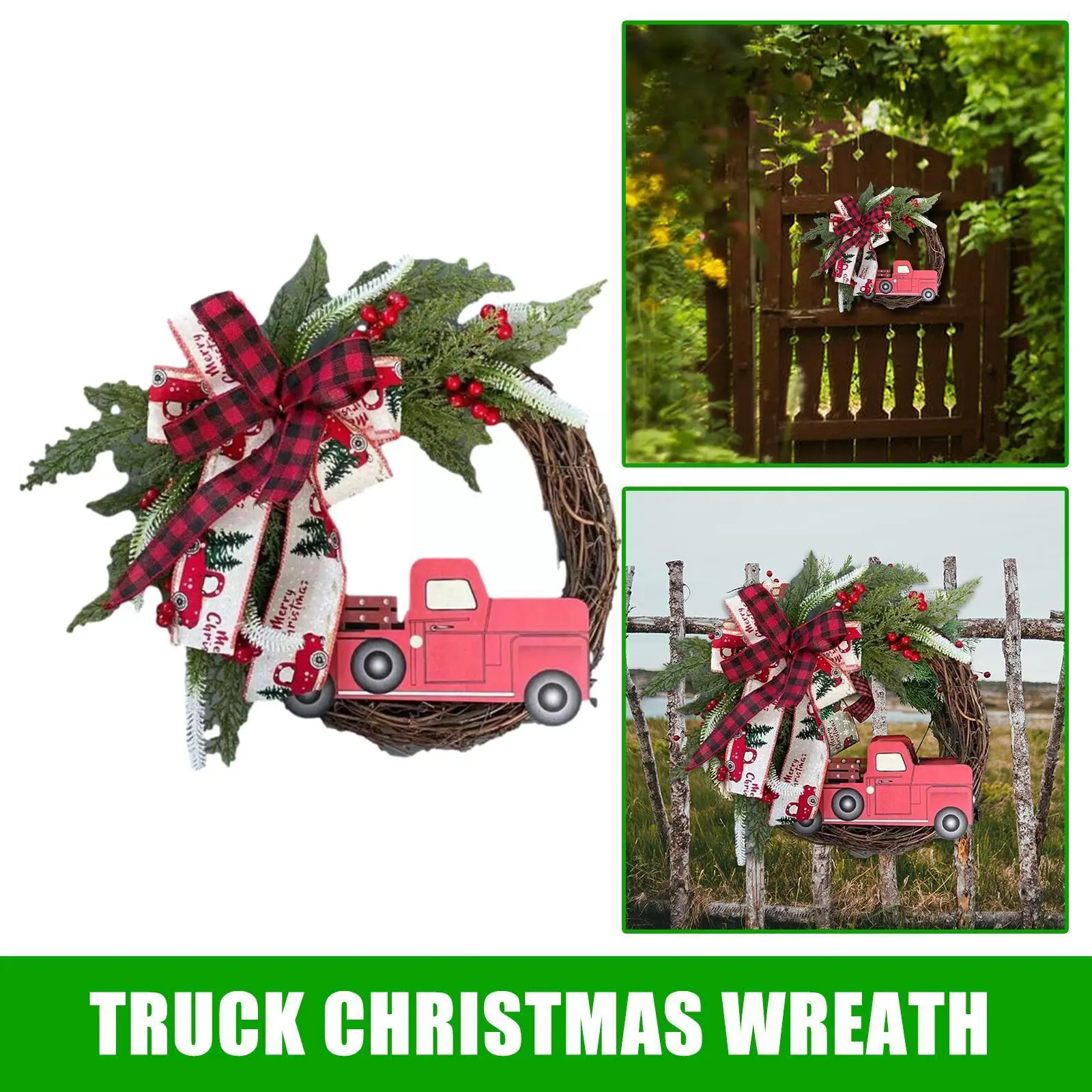 Red Truck Christmas Wreath Garland Door Ornaments Xmas Autumn Decor Decor Wreath Home Wall Celebration Festival Party O8Z0
Red Truck Christmas Wreath Garland Door Ornaments Xmas Autumn Decor Decor Wreath Home Wall Celebration Festival Party O8Z0