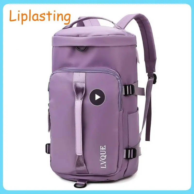 

Backpack Traveling Bag Hand Carry Traveling Large Capacity Dry Wet Item Separation With Shoes Compartment WaterProof 캠핑