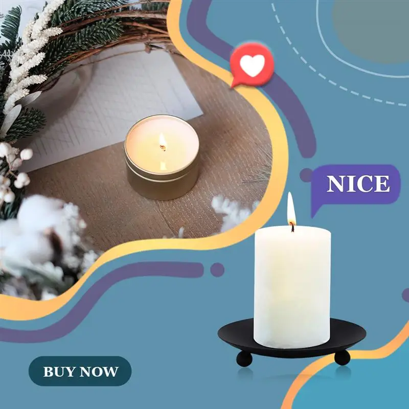 2 Pcs Candlestick Holder Stable Stands Candle Base Ornament Solid Color Candles Tray Party Venue for Household Dining Room Hotel
2 Pcs Candlestick Holder Stable Stands Candle Base Ornament Solid Color Candles Tray Party Venue for Household Dining Room Hotel