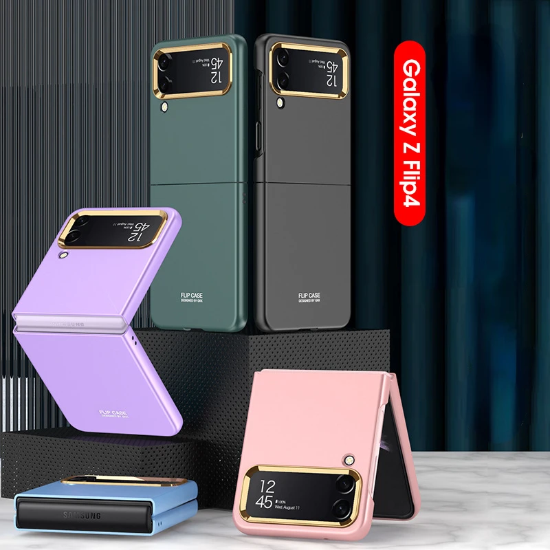 Case for Samsung Galaxy Z Flip4 Ultra-Thin Foldable Phone Case Flip Cosmetic Contact Lenses Solid Color Couple Protective Cover
Case for Samsung Galaxy Z Flip4 Ultra-Thin Foldable Phone Case Flip Cosmetic Contact Lenses Solid Color Couple Protective Cover