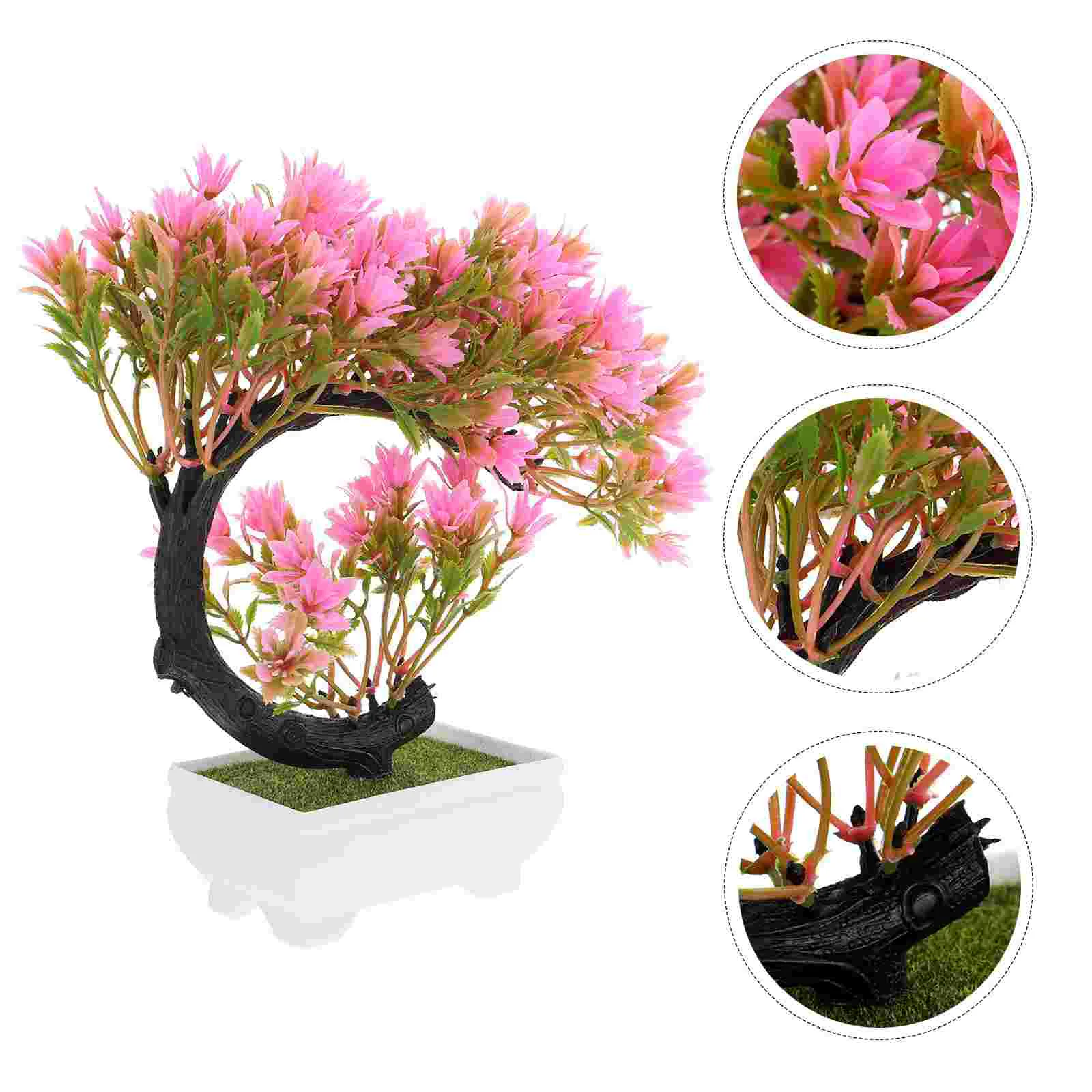 Artificial Bonsai Pine Tree Small Artificial Bonsai Tree Potted Greenery Cedar Bonsai for Home Office Decoration
Artificial Bonsai Pine Tree Small Artificial Bonsai Tree Potted Greenery Cedar Bonsai for Home Office Decoration