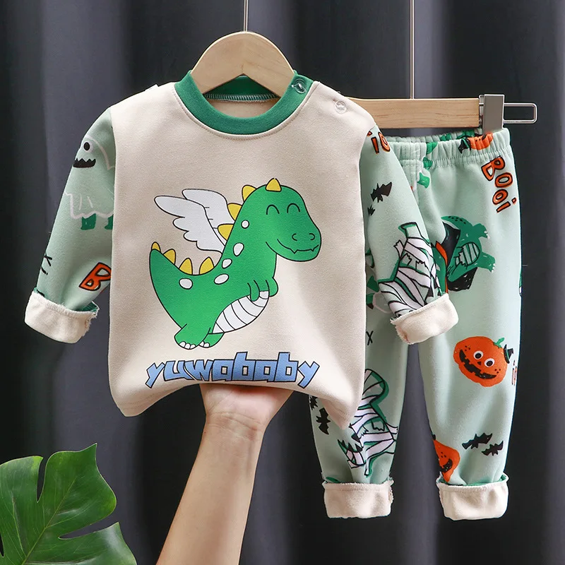 Baby boys girls underwear 2pcs set thick warm for winter long johns with velvet autumn toddler clothes infant clothing cartoon
Baby boys girls underwear 2pcs set thick warm for winter long johns with velvet autumn toddler clothes infant clothing cartoon